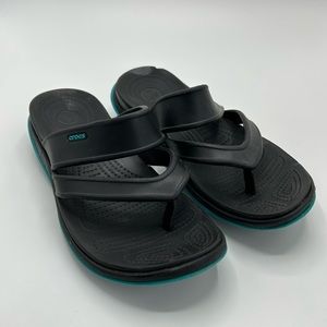 Crocs Tone Flip Flops Size 10